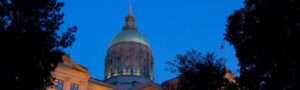 Georgia State Capitol at Night