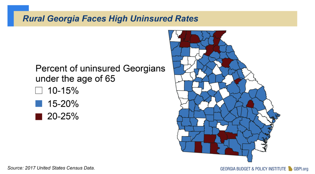 Rural Georgia Faces High Uninsured Rates