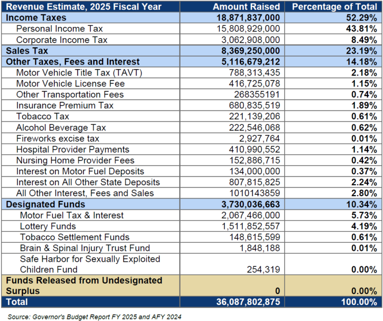 Overview of Georgia’s 2025 Fiscal Year Budget - Georgia Budget and ...