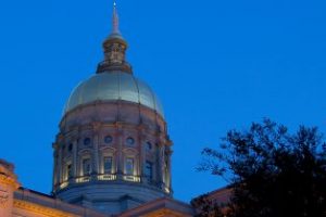 Georgia State Capitol at Night