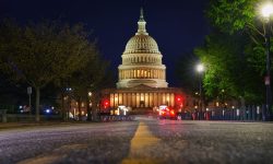 Us,Capitol,Building,At,Sunset,,Frontal,View,,Washington,Dc,,Usa.